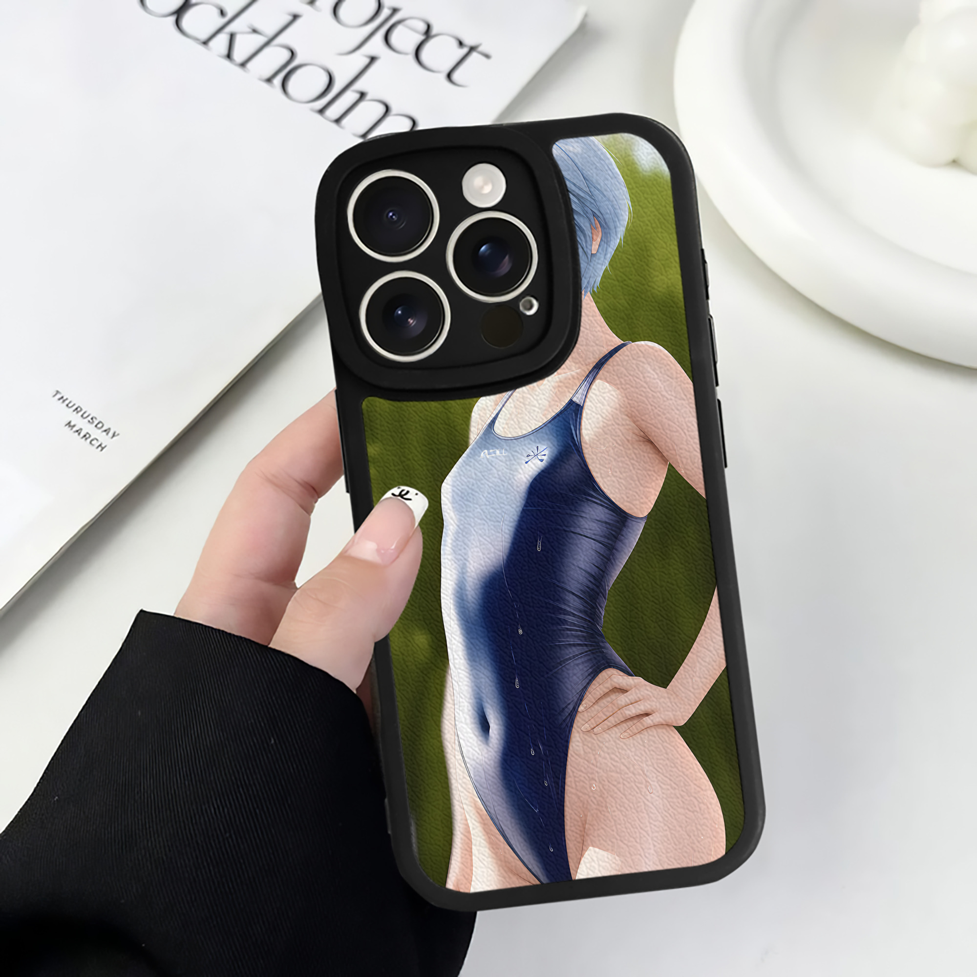（画像用） EVA 新世紀エヴァンゲリオン 【iPhone 16シリーズ対応】シリコンスマホケース（レザー調） 材質：シリコン